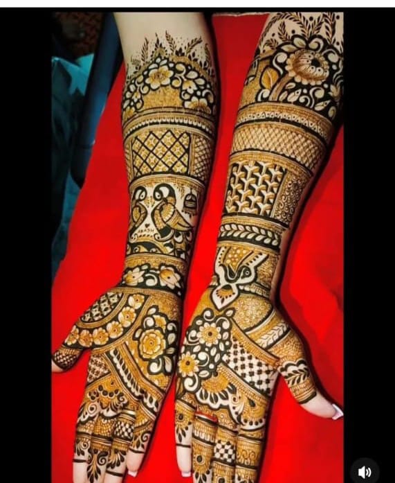 sahana__mehndi . . . . . . . . . #trendingreels #trend #trendingnow #mehndi  #mehndidesign #mehndilove #artgallery #art #mumbai… | Instagram